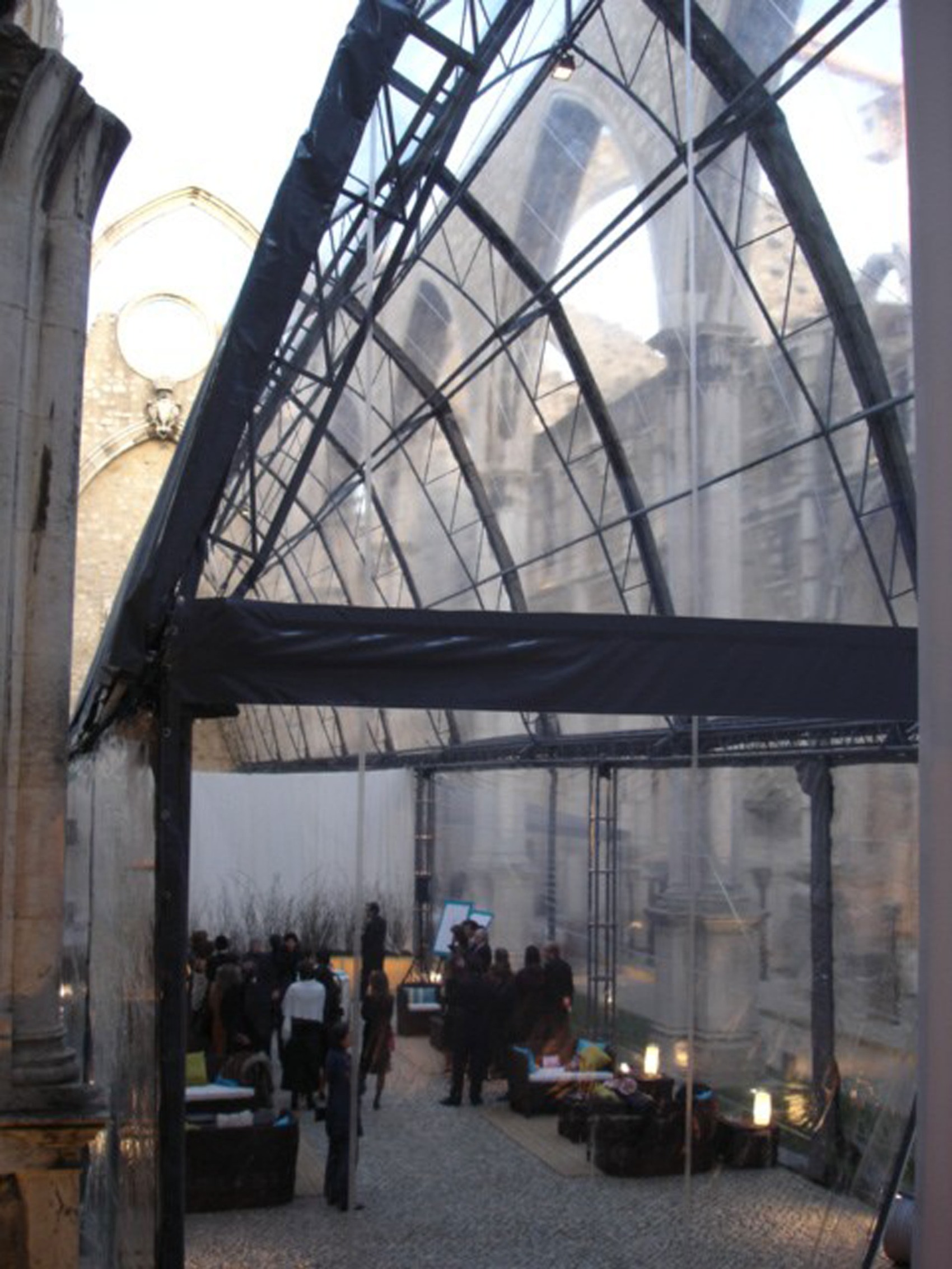 14th Century Convent Ruins Day Tent