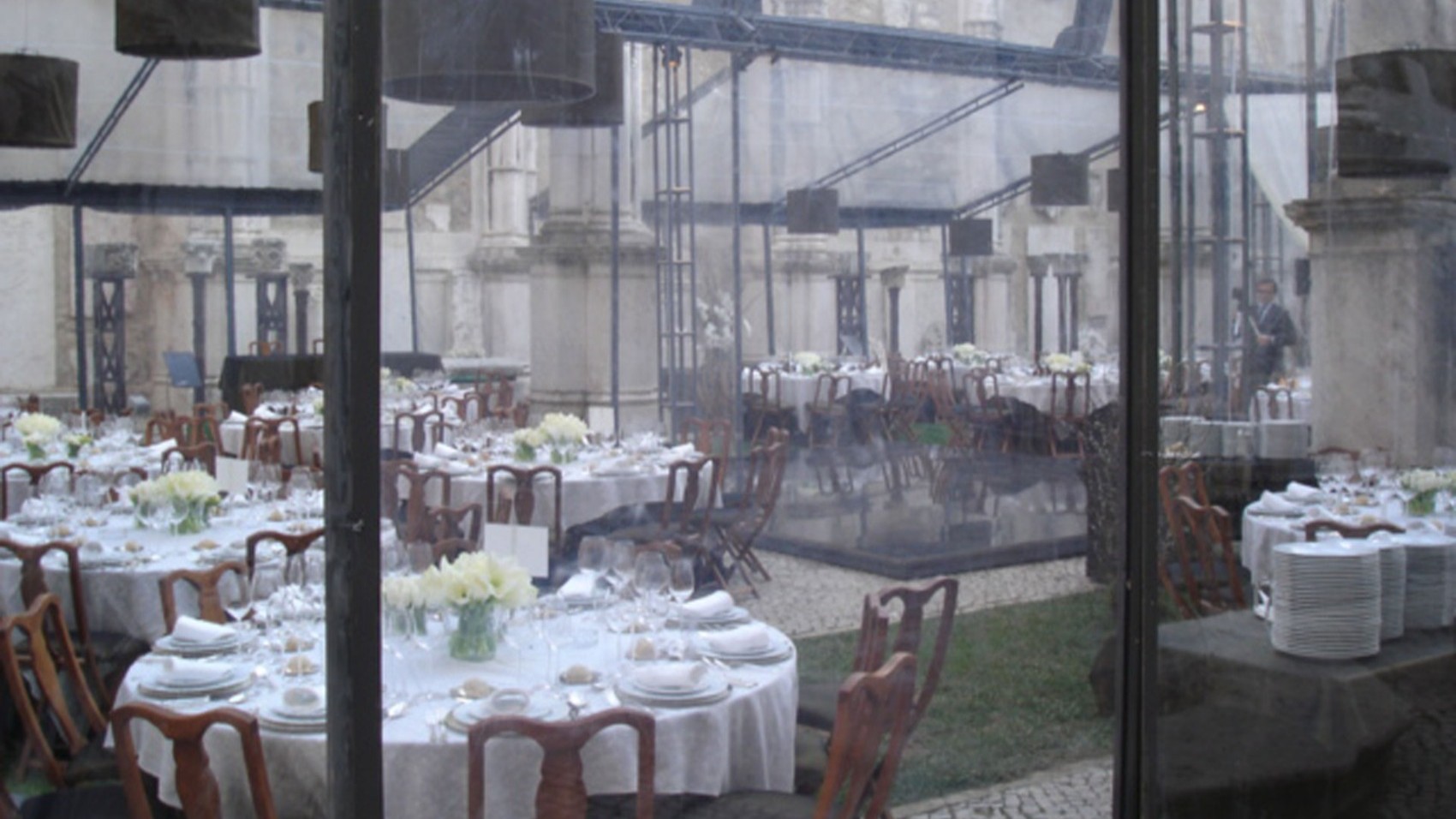 14th Century Convent Ruins Tent