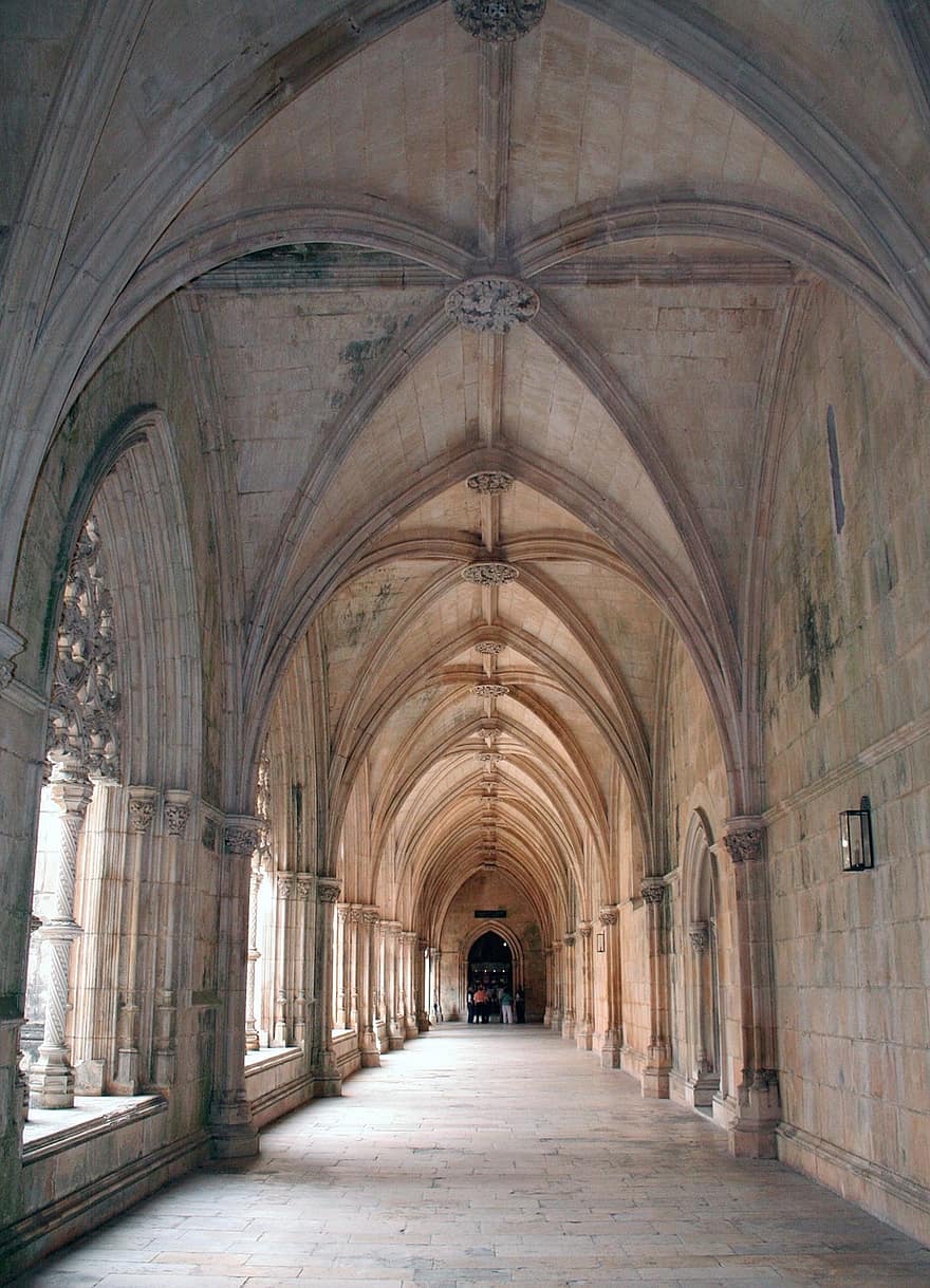 Alcobaca Batalha Monasteries with Obidos interior