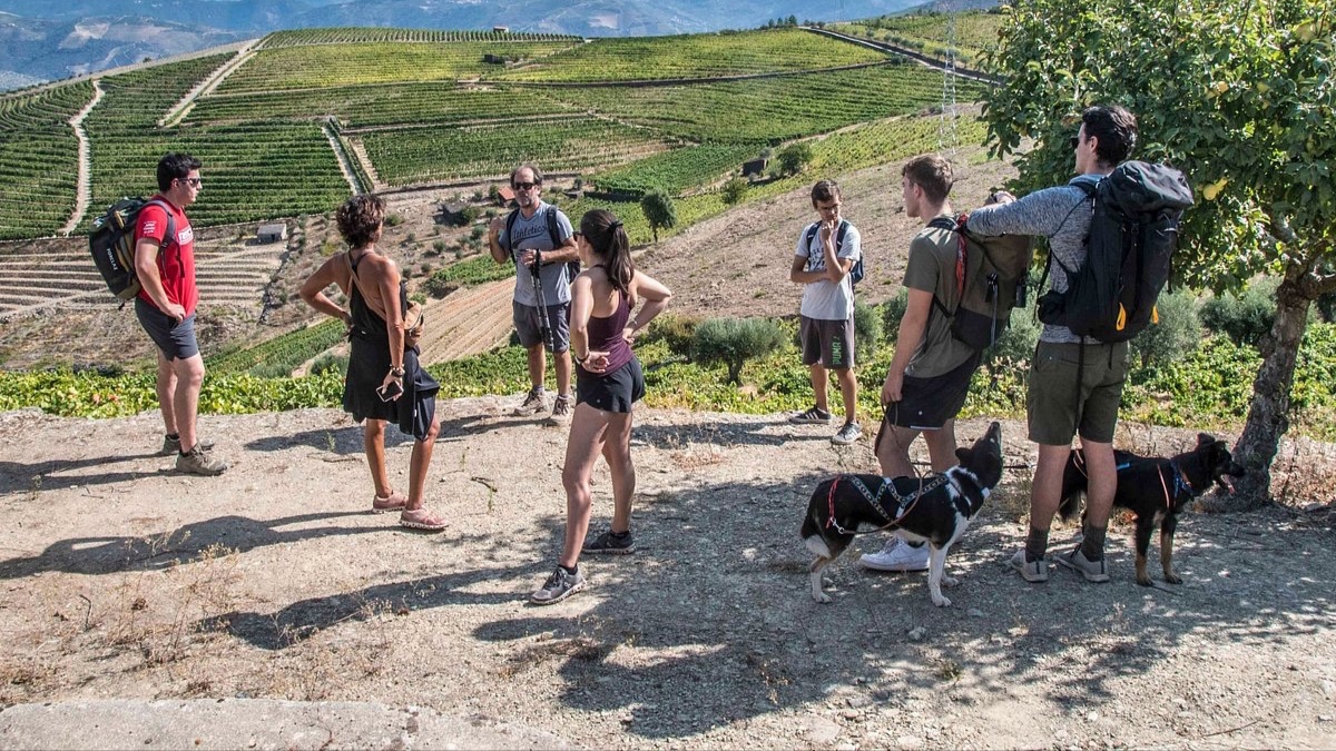 Douro Bike Hike Long Weekend Break hike group