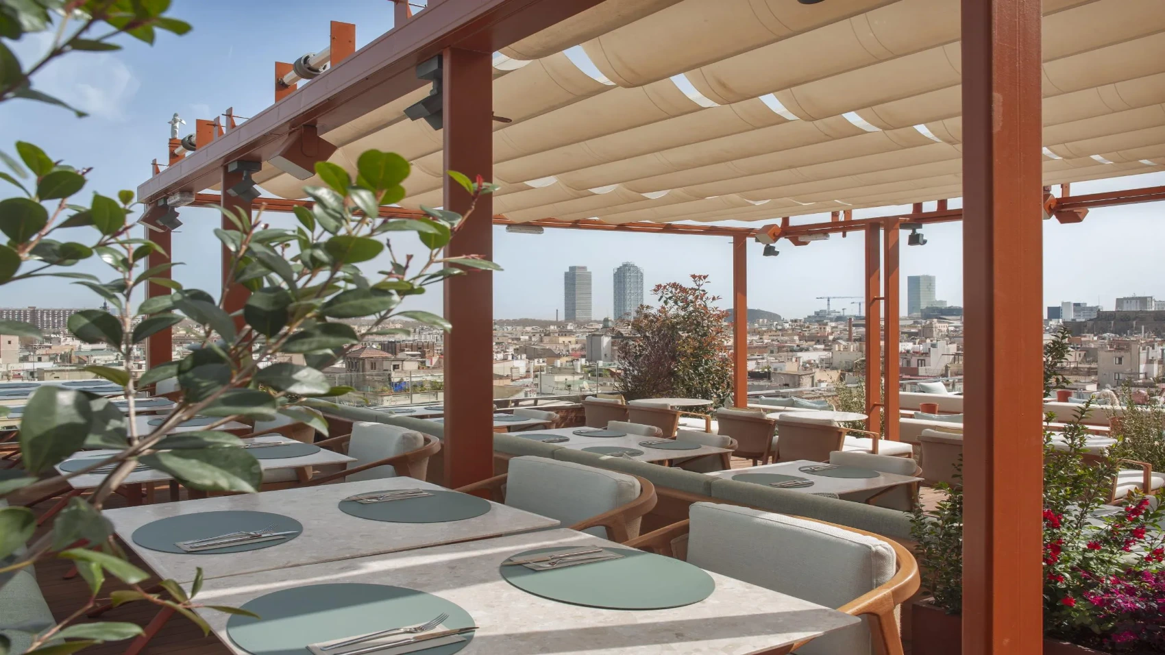 Terraza - Grand Hotel Central Barcelona