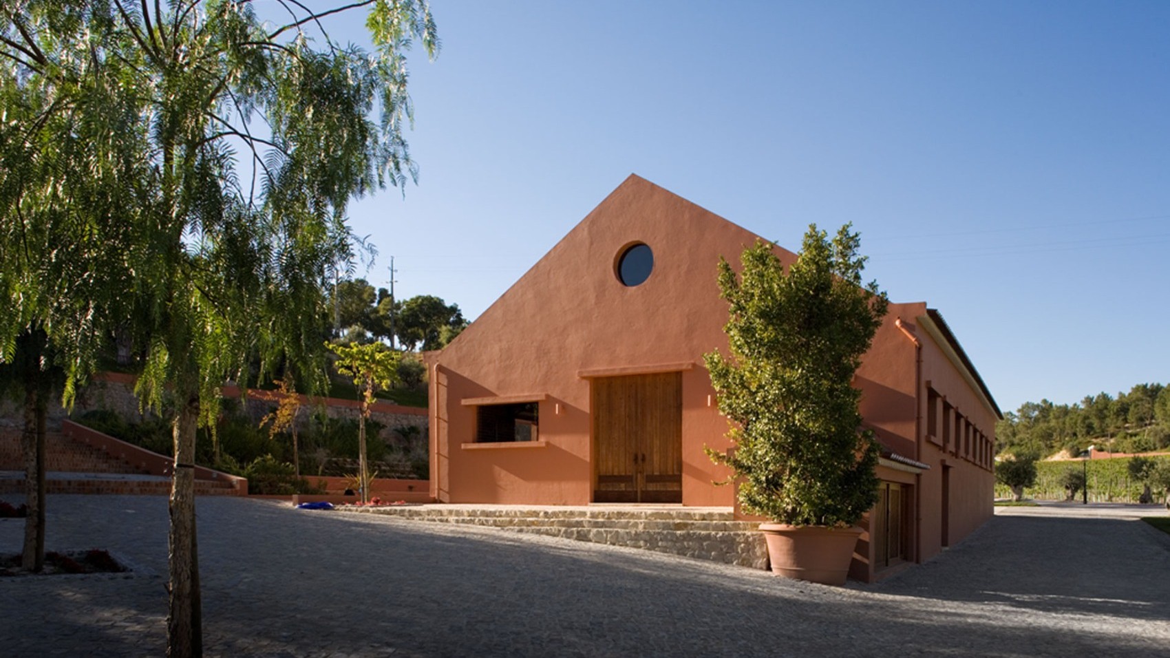 Modern & Hip Wine Estate Exterior