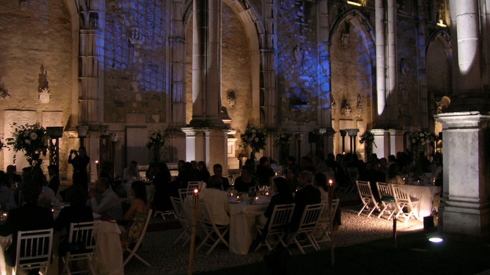 Night 14th Century Convent Ruins