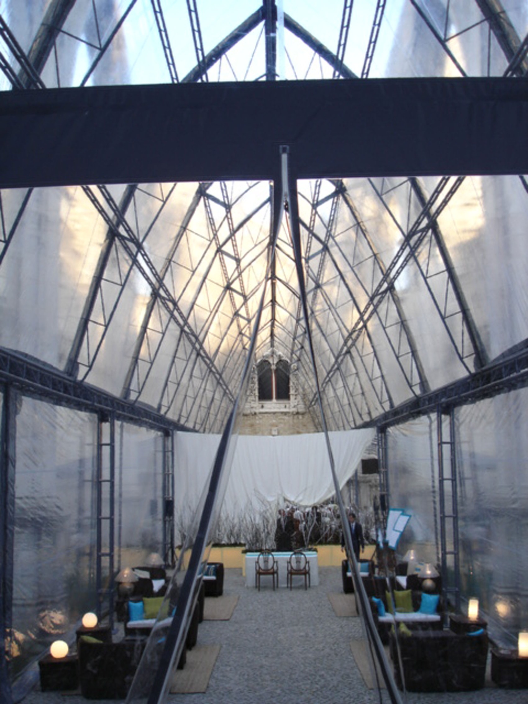 Tent 14th Century Convent Ruins