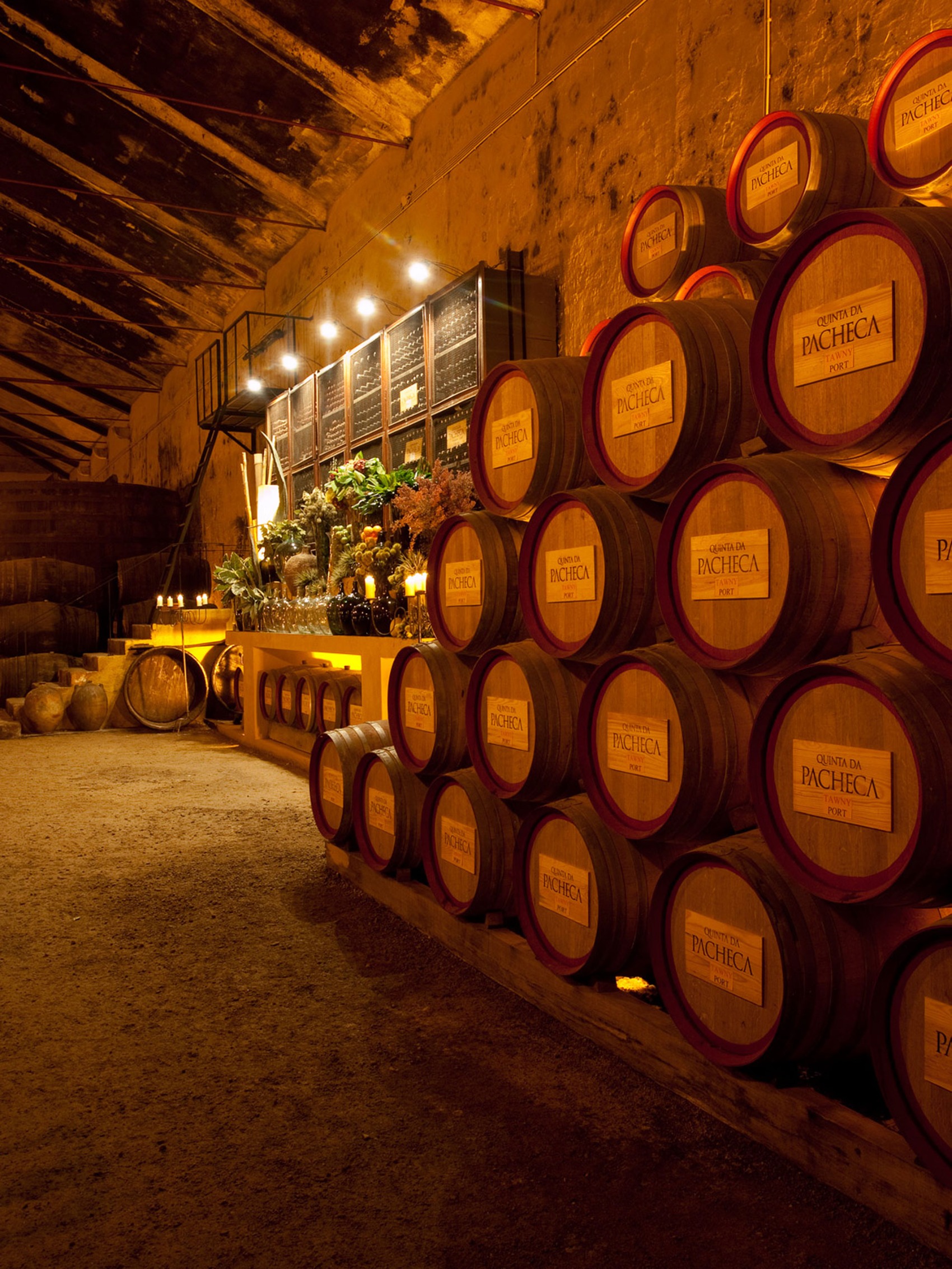 Traditional Wine Lodge Barrels