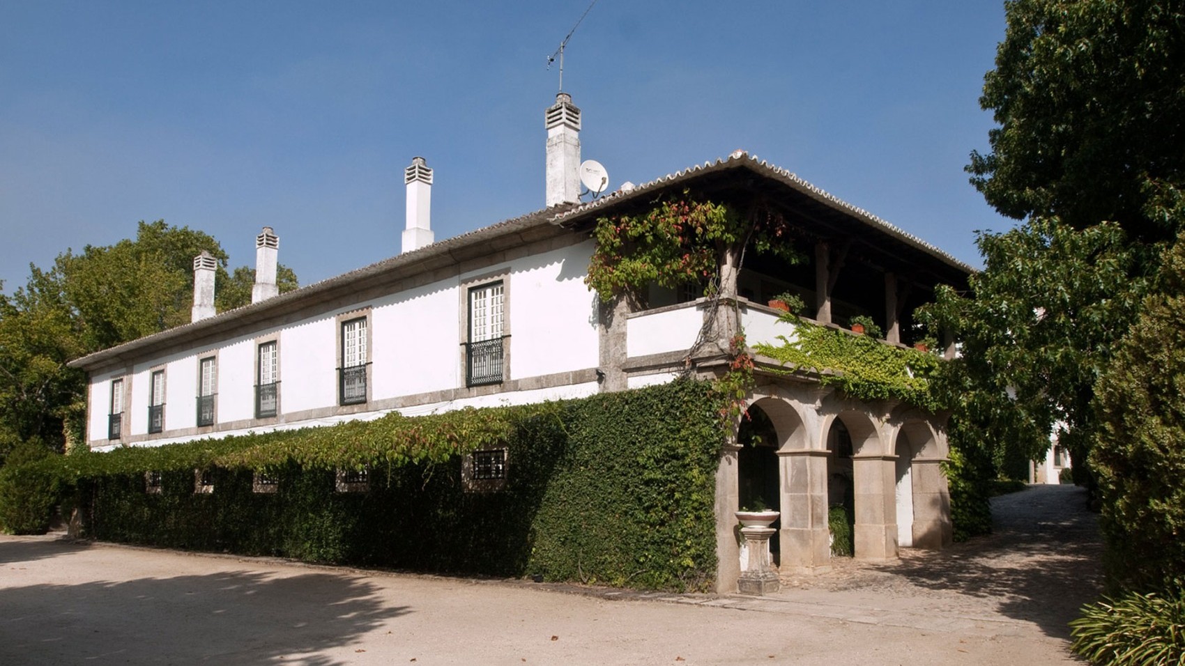 Traditional Wine Lodge Exterior